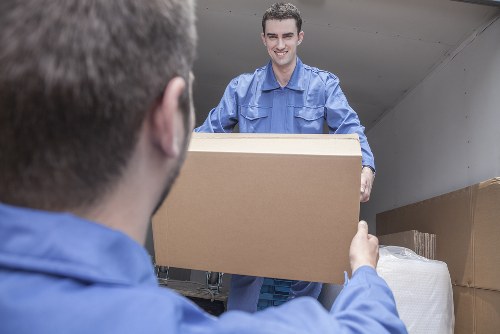 Local home moving service in South Ruislip with residential properties and moving van