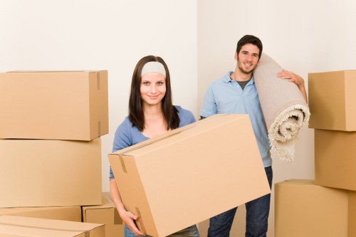 Careful loading of furniture for a home removal in South Ruislip