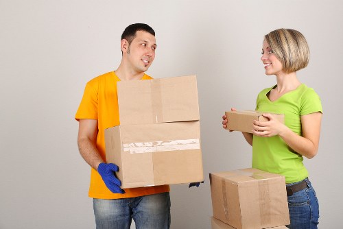 Van transport helping with residential and commercial collections in South Ruislip
