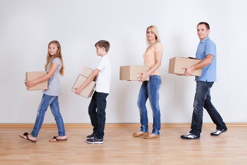 Careful loading of furniture during a South Ruislip move