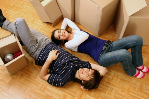 Local commercial moving team handling office furniture in South Ruislip