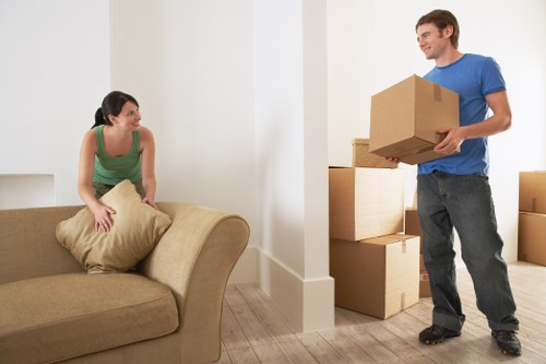 Local movers handling office furniture and equipment in South Ruislip